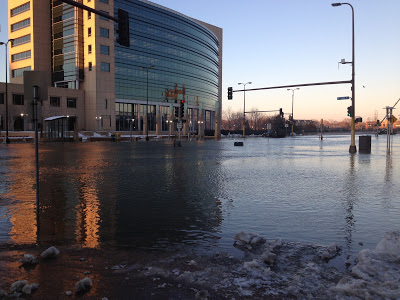The flooded streets of Minneapolis